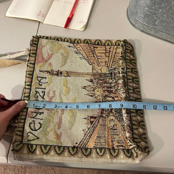 Venezia Italy Lightweight Tapestry Tote Farmers Market Bag - Picture 9 of 13